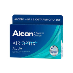 Контактные линзы ALCON Air Optix Aqua, 8.6мм, -2,5, 3шт
