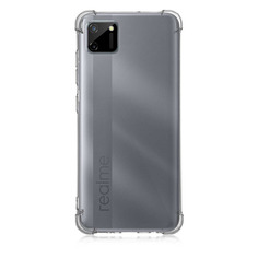 Чехол (клип-кейс) Brosco, для Realme C11, прозрачный [rm-c11-hard-tpu-transparent] Noname