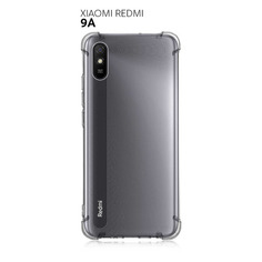 Чехол (клип-кейс) Brosco, для Xiaomi Redmi 9A, прозрачный [xm-r9a-hard-tpu-transparent] Noname