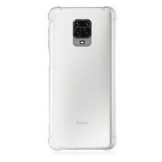 Чехол (клип-кейс) Brosco, для Xiaomi Redmi Note 9S, прозрачный [xm-rn9s-hard-tpu-transparent] Noname