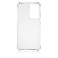 Чехол (клип-кейс) Brosco, для Samsung Galaxy S21 Ultra, прозрачный [ss-s21u-hard-tpu-transparent] Noname