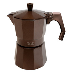 Кофеварка Taller TR-11322 0.3л алюминий черный (11322)