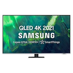 Телевизор Samsung QE55Q70AAUXRU, 55", QLED, Ultra HD 4K, темно-серый