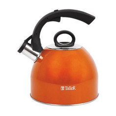 Металлический чайник Taller TR-1383, 2л, оранжевый