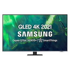 Телевизор Samsung QE75Q70AAUXRU, 75", QLED, Ultra HD 4K, темно-серый