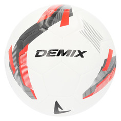 Мяч футбольный DEMIX Fifa Quality, для газона, 5-й размер, белый [s21edeat007-00]