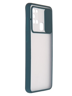 Чехол LuxCase для Samsung Galaxy A21S TPU+PC 2mm Dark Green 63178