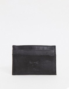 Кожаный кошелек для пластиковых карт Hyde & Tanner-Черный цвет
