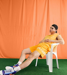 Оранжевые шорты для плавания COLLUSION-Оранжевый цвет