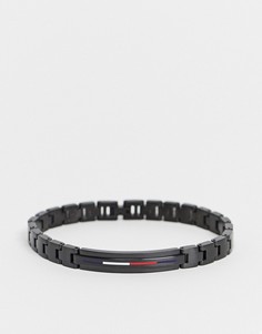 Черный мужской браслет-цепочка Tommy Hilfiger-Черный цвет