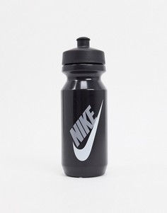 Черная бутылка для воды с графическим принтом Nike Training Big Mouth 625 мл-Черный цвет