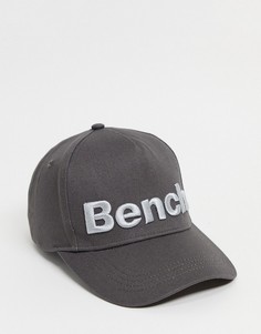 Серая кепка с крупным логотипом Bench-Серый