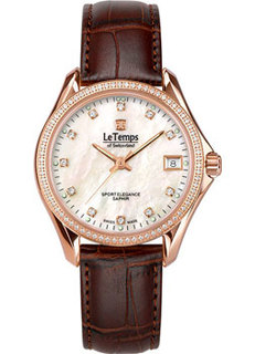 Швейцарские наручные женские часы Le Temps LT1030.55BL52. Коллекция Sport Elegance