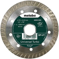 Алмазный диск отрезной 115 мм METABO 628551000 сплошной