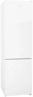 Холодильник Hiberg RFC-400DX NFGW White Glass
