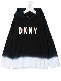 Dkny Kids худи с логотипом и эффектом деграде