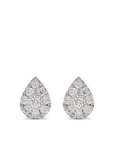 Djula серьги Pear из желтого золота с бриллиантами