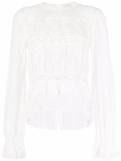 Ermanno Scervino блузка с кружевом