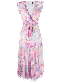 Rixo платье Minnie с запахом и цветочным принтом