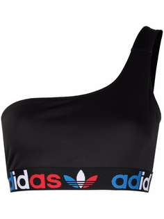 adidas спортивный топ на одно плечо Adicolor