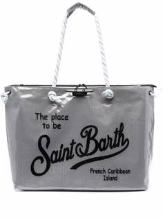 Mc2 Saint Barth сетчатая сумка-тоут с надписью