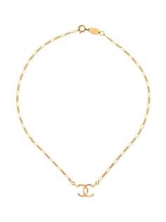 Chanel Pre-Owned цепочка на шею с логотипом CC