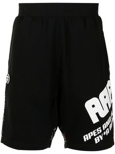 AAPE BY *A BATHING APE® спортивные шорты с логотипом