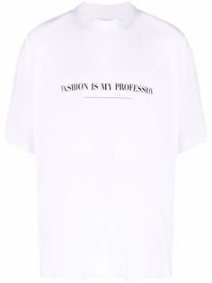 VETEMENTS футболка с короткими рукавами и надписью