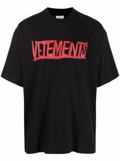 VETEMENTS футболка с логотипом