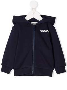 Kenzo Kids куртка с капюшоном и логотипом