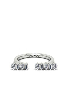 ALINKA кольцо AMALFI из белого золота с бриллиантом