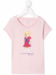 Ralph Lauren Kids футболка с принтом Polo Bear