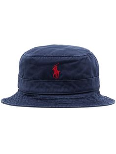 Polo Ralph Lauren панама с вышитым логотипом