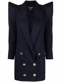 Balmain двубортный блейзер