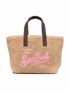 Mc2 Saint Barth Kids сумка-тоут с вышитым логотипом
