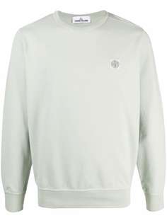 Stone Island толстовка с нашивкой-логотипом