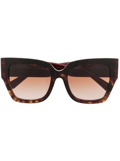 Valentino Eyewear солнцезащитные очки Maxi VLogo