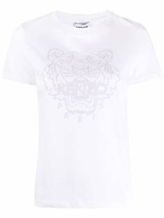 Kenzo футболка с вышивкой Tiger
