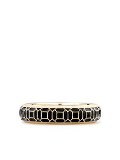 Pragnell эмалированное кольцо Revival из желтого золота