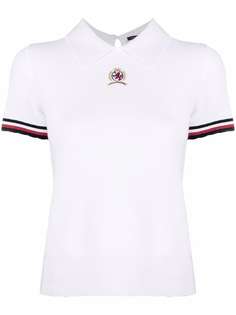Hilfiger Collection рубашка поло с вышитым логотипом