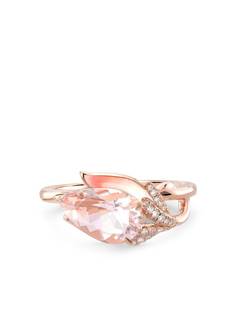 Pragnell кольцо Wildflower Harebell из розового золота с бриллиантом