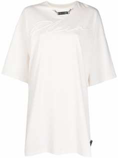 Philipp Plein платье-футболка с вышитым логотипом