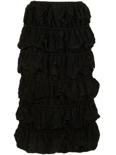 Rejina Pyo юбка миди с жатым эффектом