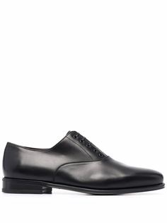 Salvatore Ferragamo глянцевые туфли на шнуровке