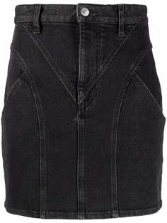 Isabel Marant джинсовая юбка мини со вставками