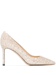 Jimmy Choo туфли-лодочки Romy 85 с блестками