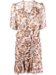 Veronica Beard платье мини Dakota с цветочным принтом