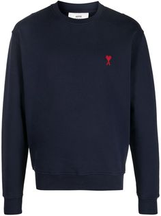 AMI Paris толстовка с монограммой Ami de Coeur