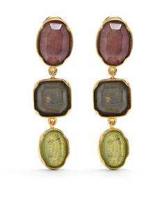 Goossens клипсы с кабошонами