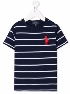 Ralph Lauren Kids футболка Polo Pony в полоску